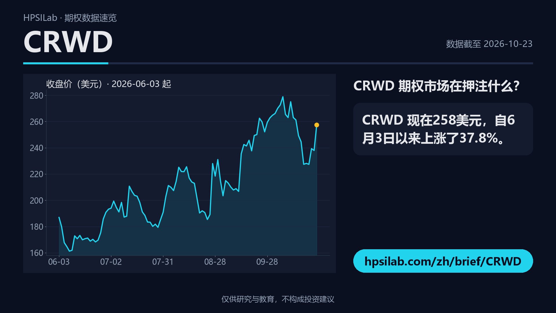 CRWD 期权速览