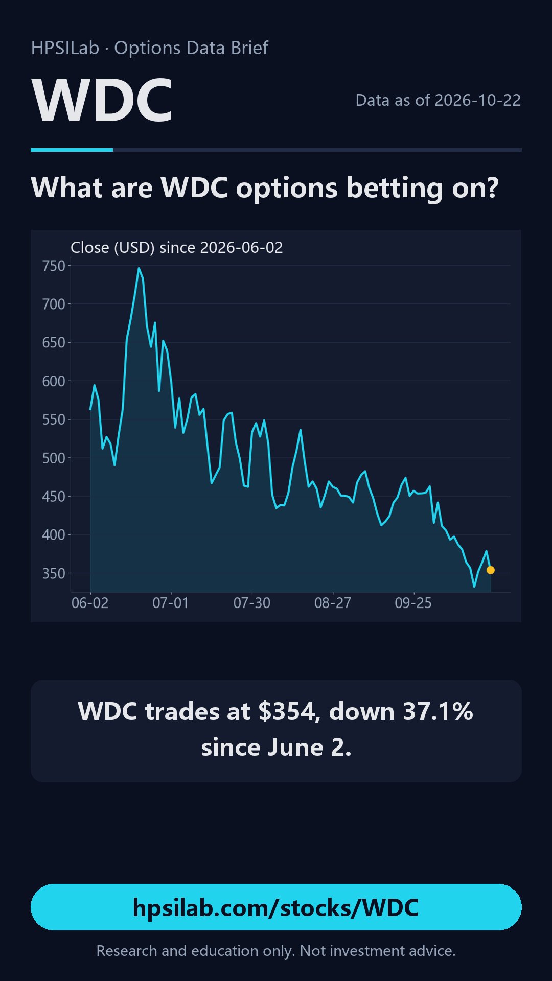 WDC options brief